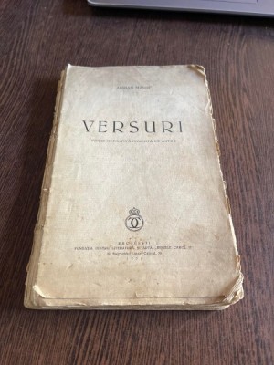 Adrian Maniu - Versuri (1938) foto