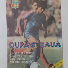 Program Fotbal Cupa STEAUA BUCURESTI Editia a II-a 1988 CU MINIPOSTER