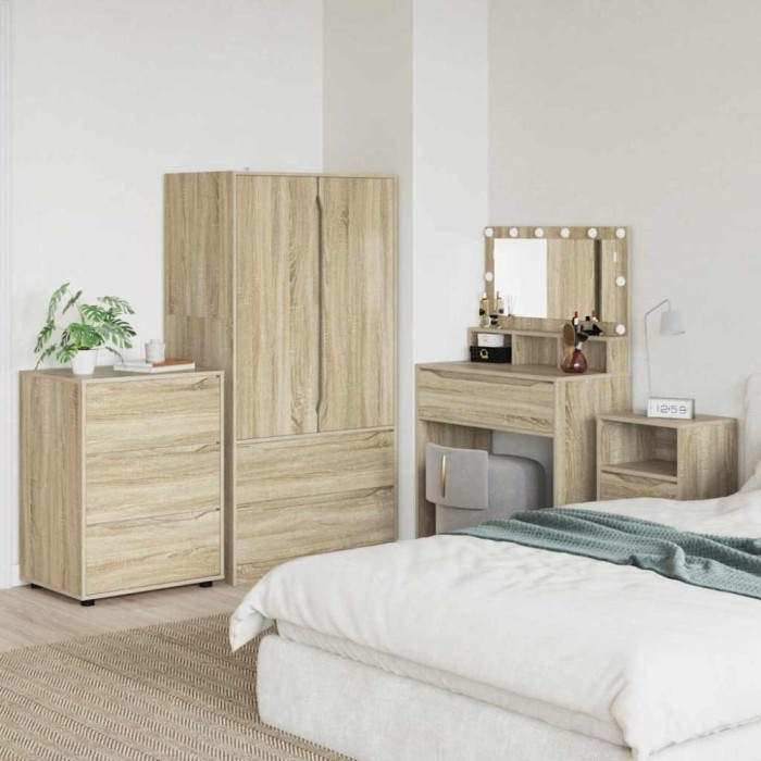 Dulap de depozitare Stejar Sonoma 60 x 48 x 81 cm Lemn compozit