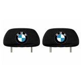 Set 2 huse tetiere negre, pentru gama auto BMW