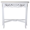 Consola Judgendstill Lemn Masiv Alb Design Elegant Manual Sculpturi Florale Mobila Living