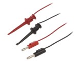 Cablu de Masurare POMONA 4 mm Mufa Banana 0.9144 m Set 2 Bucati Rosu Negru 5A 30V AC 60V DC