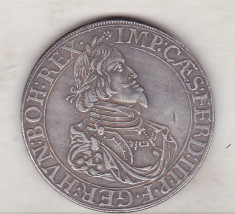 bnk mnd Germania Augsburg 1 Thaler 1645 - REPLICA , alama argintata foto