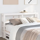 Gossi tablie de pat cu rafturi, 150 cm, lemn masiv de pin