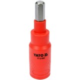 Yato YT-21083 - Capat cheie tubulara cu profil HEX8 75 mm 3/8 inch