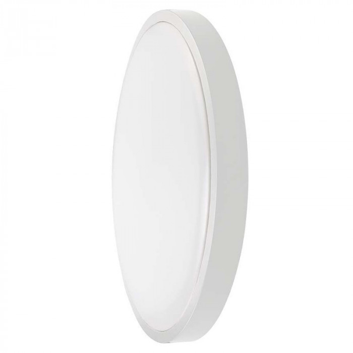 Plafoniera LED 24W 3000K alb cald IP44 cu senzor de miscare