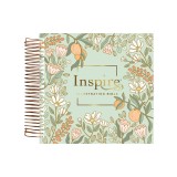 NLT Dayspring Inspire Illustrating Bible (Spiral Bound, Mint Floral Garden, Filament Enabled)