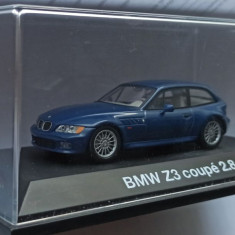 Macheta BMW Z3 Coupe 2.8 E36 1998 albastru - Schuco 1/43