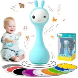 Alilo Smarty Bunny - Iepuras interactiv pentru bebelusi albastru RO/EN, ASMODEE ROMANIA SRL