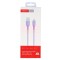 Cablu date soft silicone USB - Lightning TRANYOO Fast Charge T-X22 Purple
