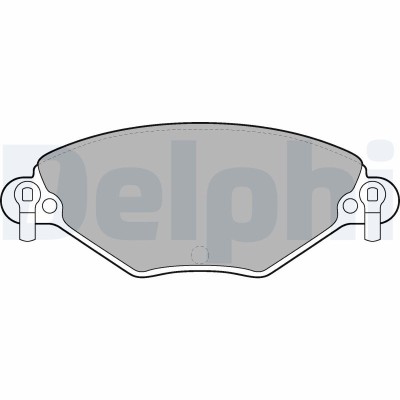 DELPHI LP1654 set placute frana,frana disc foto