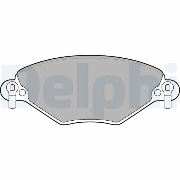 DELPHI LP1654 set placute frana,frana disc