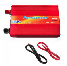 Invertor tensiune 12V-220V, putere 3000 W foto