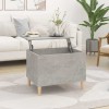 VidaXL Măsuță de cafea, gri beton, 60x44,5x45 cm, lemn prelucrat