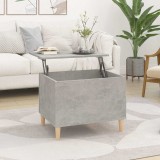Cumpara ieftin Măsuță de cafea, gri beton, 60x44,5x45 cm, lemn prelucrat