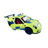 Macheta Porsche turbo 1:36 galben albastru politie
