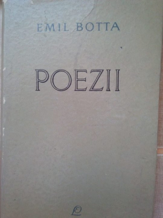 Emil Botta - Poezii (editia 1966)