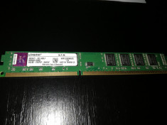 Placuta memorie desktop 2 GB DDR3 PC3-10600 1333 Mhz Kingston foto