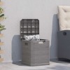 VidaXL Ladă de depozitare pentru grădină, maro, 90 L