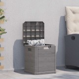 vidaXL Ladă de depozitare pentru grădină, maro, 90 L