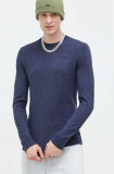Hollister Co. pulover barbati, culoarea albastru marin, light, Hollister Co.