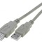 Cablu USB 2.0 USB A-A 3m Gri
