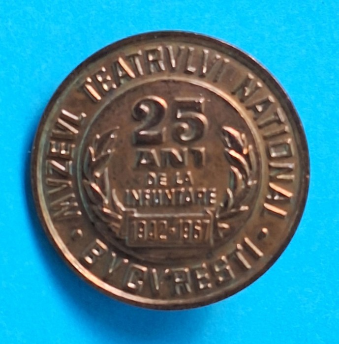 Muzeul Teatrului National din Bucuresti 25 ani de la infiintare 1942-1967 Rara