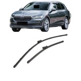 Cumpara ieftin Set stergatoare auto SKODA SUPERB IV Estate (NZ5) 2023-2024, pentru parbriz, Valeo Silencio