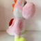 * Jucarie plush Yoshi Super Mario, roz, 37cm