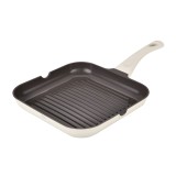 Tigaie grill din aluminiu turnat sub presiune, acoperire ceramica, 28 cm, ZG-ACS11 Crem - NOU