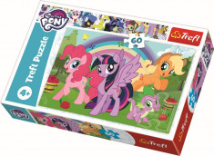 Puzzle Trefl 60 piese, Curcubeul prieteniei, My Little Pony foto