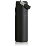 Stanley IceFlow&trade; Flip Straw Bottle sticlă inoxidabilă pentru apă cu pai Black 2.0 710 ml