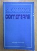 Z. Ornea - Comentarii cu dedicatie catre H. Wald