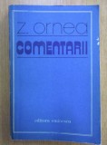 Z. Ornea - Comentarii cu dedicatie catre H. Wald