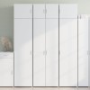 Gossi dulap de depozitare, alb, 70x42,5x225 cm, lemn prelucrat