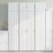 Gossi dulap de depozitare, alb, 70x42,5x225 cm, lemn prelucrat