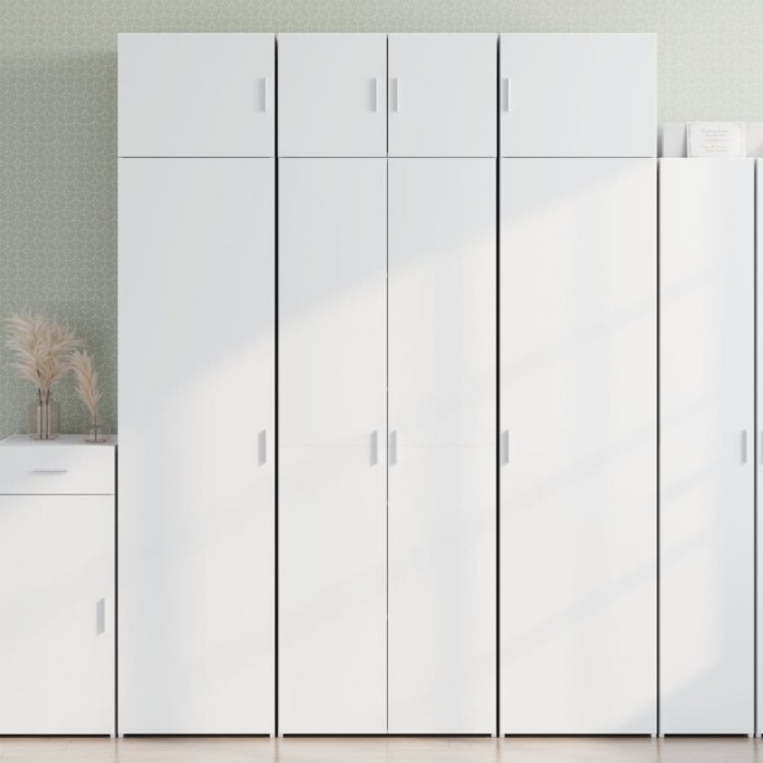 Gossi dulap de depozitare, alb, 70x42,5x225 cm, lemn prelucrat