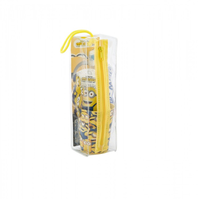 Set igiena dentara copii Mr.White cu borseta MINIONS
