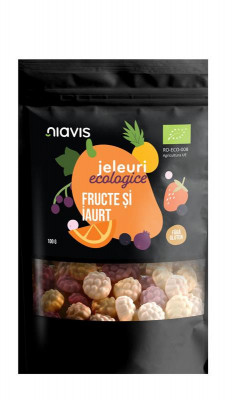 Jeleuri Fructe cu Iaurt Ecologice 100 grame Niavis foto