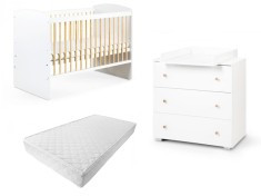 Mobilier Camera copii Si Bebelusi KLUPS Karolina Alb Natur GreatGoods Plaything