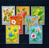 Guinea Ecuatoriala 1976 - Flori din Oceania si Australia, serie nedantelata neuzata