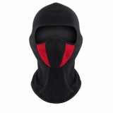 Cagula Moto FIXATO, Unisex, Protectie UV, Masca Mesh, Material elastic si respirabil, Marime universala, Negru cu Rosu