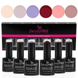 Cumpara ieftin Set 6 Oje Semipermanente 10ml SensoPRO Milano, Summer Edition