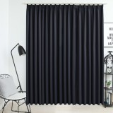 Gossi draperie opaca, negru, 290 x 245 cm, cu carlige