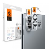 Cumpara ieftin Folie de protectie Camera Spate Spigen GlastR EZ FIT Optik Pro HD pentru Samsung Galaxy Z Fold8 F971, Sticla Securizata, Set 2 bucati, Neagra AGL11944