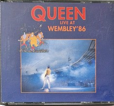 Queen &lrm;&ndash; Live At Wembley '86 _ VG+ / VG+ dublu cd muzica arena rock _ Parlophone, Europa, 1992