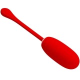 Fun Toys-Kirk Ou Vibrator Re&icirc;ncărcabil Roșu-Silicon, 12 Trepte