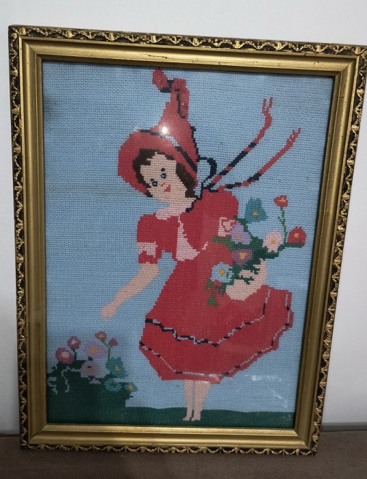 TABLOU GOBLEN VECHI -40 X 53 CM