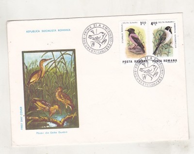 bnk fil FDC - Pasari din Delta Dunarii 1983 (2) foto