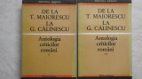 De la T. Maiorescu la G. Calinescu - Antologia criticilor romani, vol. I-II, Eminescu